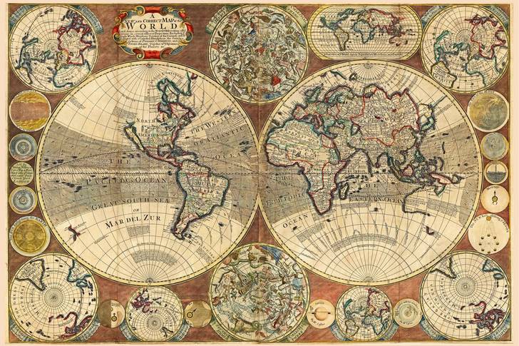 Ancient Map Of The World Jigsaw Puzzle (history, Maps) 